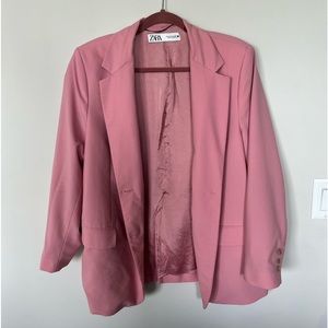 ZARA pink blazer